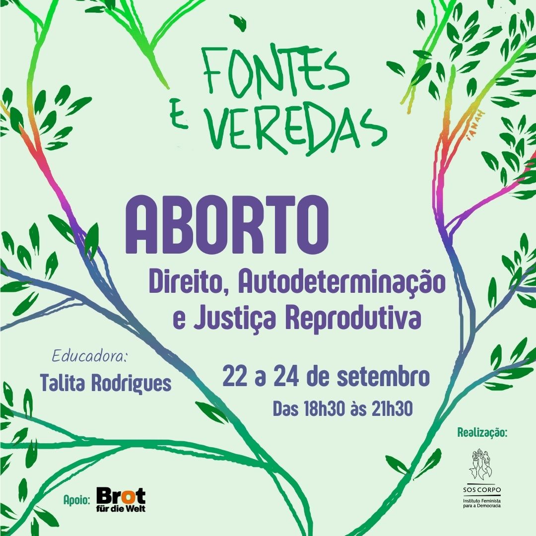 Curso Fontes e Veredas Aborto: direito, autodeterminação e justiça reprodutiva