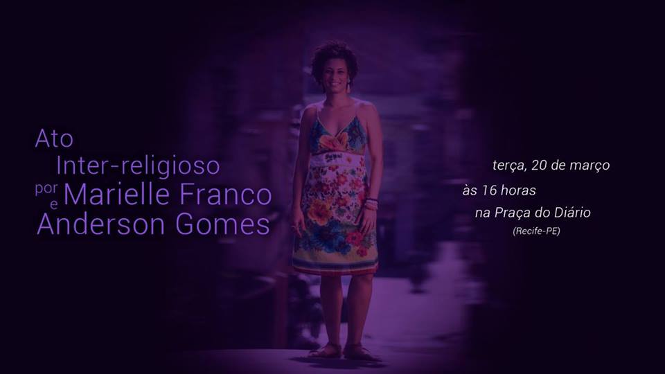 Ato Inter-Religioso por Marielle Franco em Recife