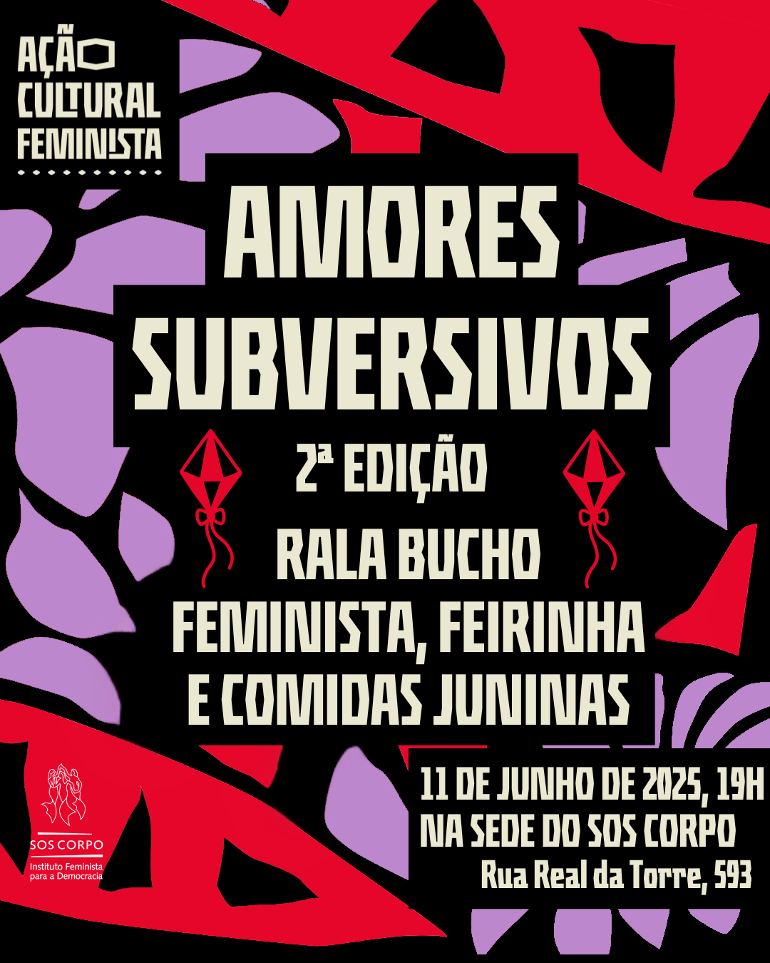 SOS Corpo apresenta Amores Subversivos 2ª edição!