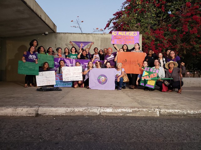 [BdF] Mulheres organizam tribunal popular e condenam reforma da Previdência em Brasília
