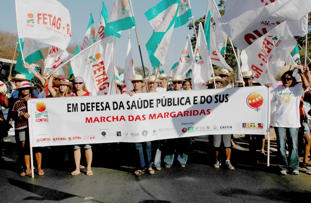 Margaridas lutam pela saúde pública e manutenção do SUS
