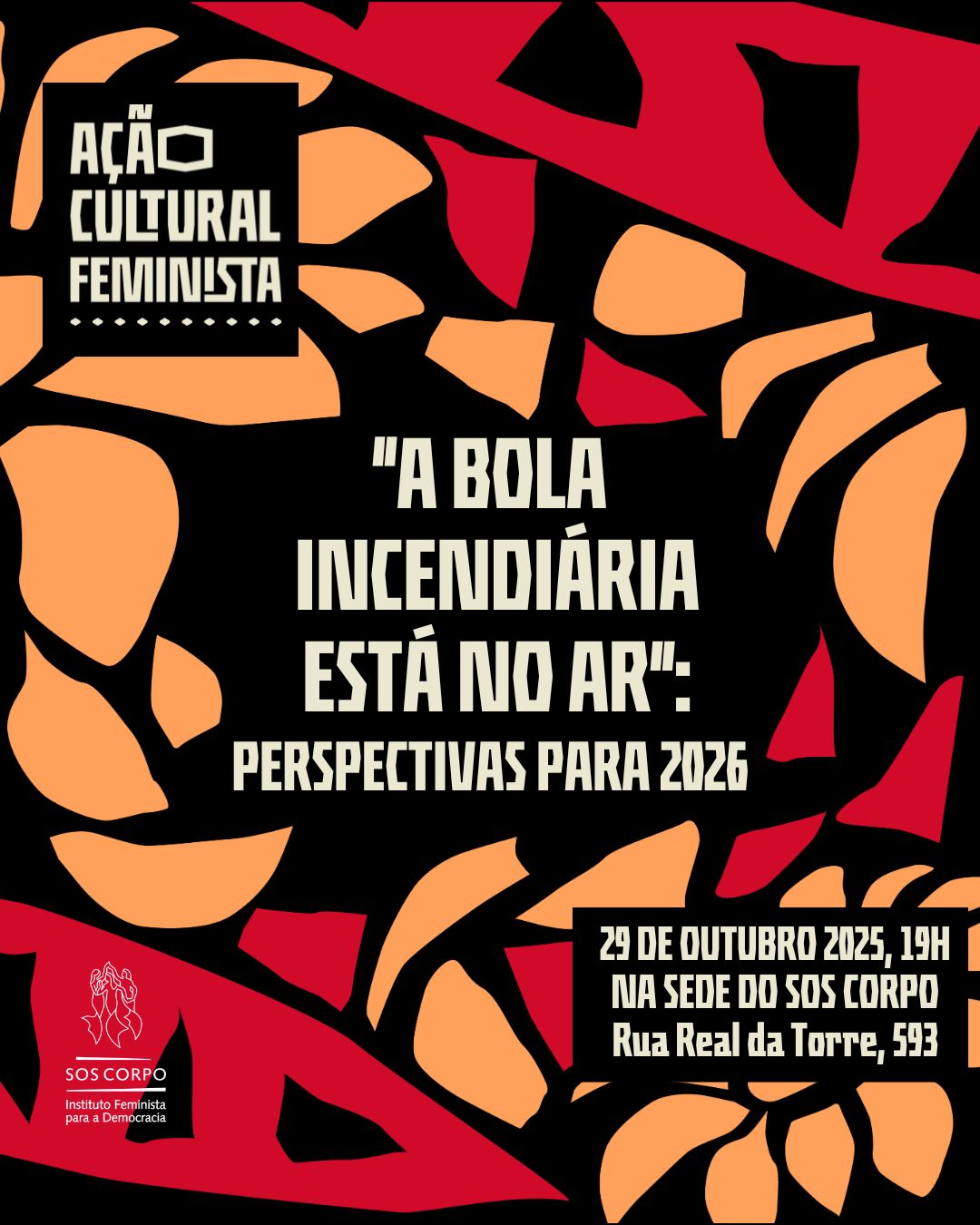 Ação Cultural Feminista do SOS Corpo analisa a conjuntura e perspectivas para 2026