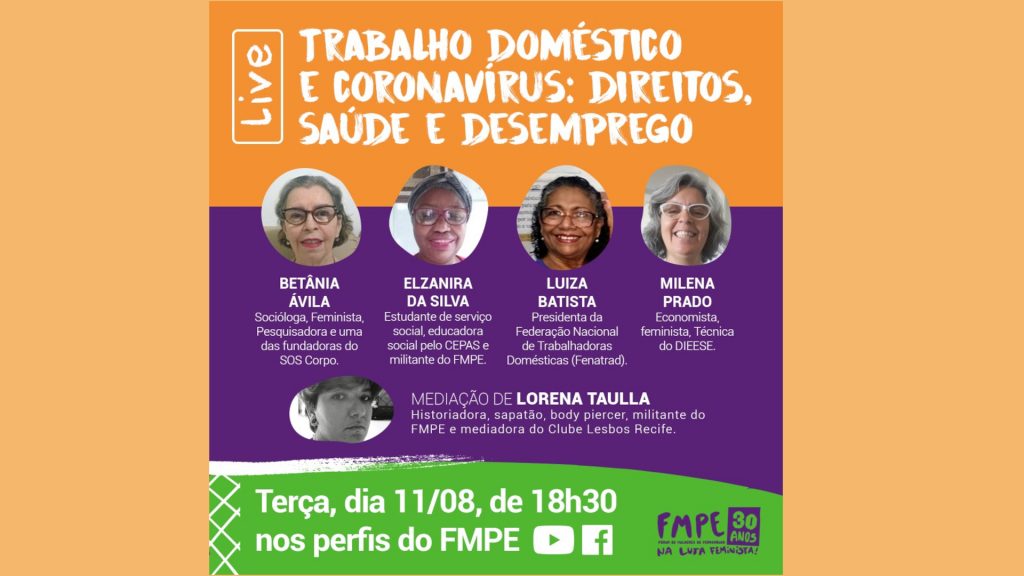 Trabalho doméstico e coronavírus: direitos, saúde e desemprego