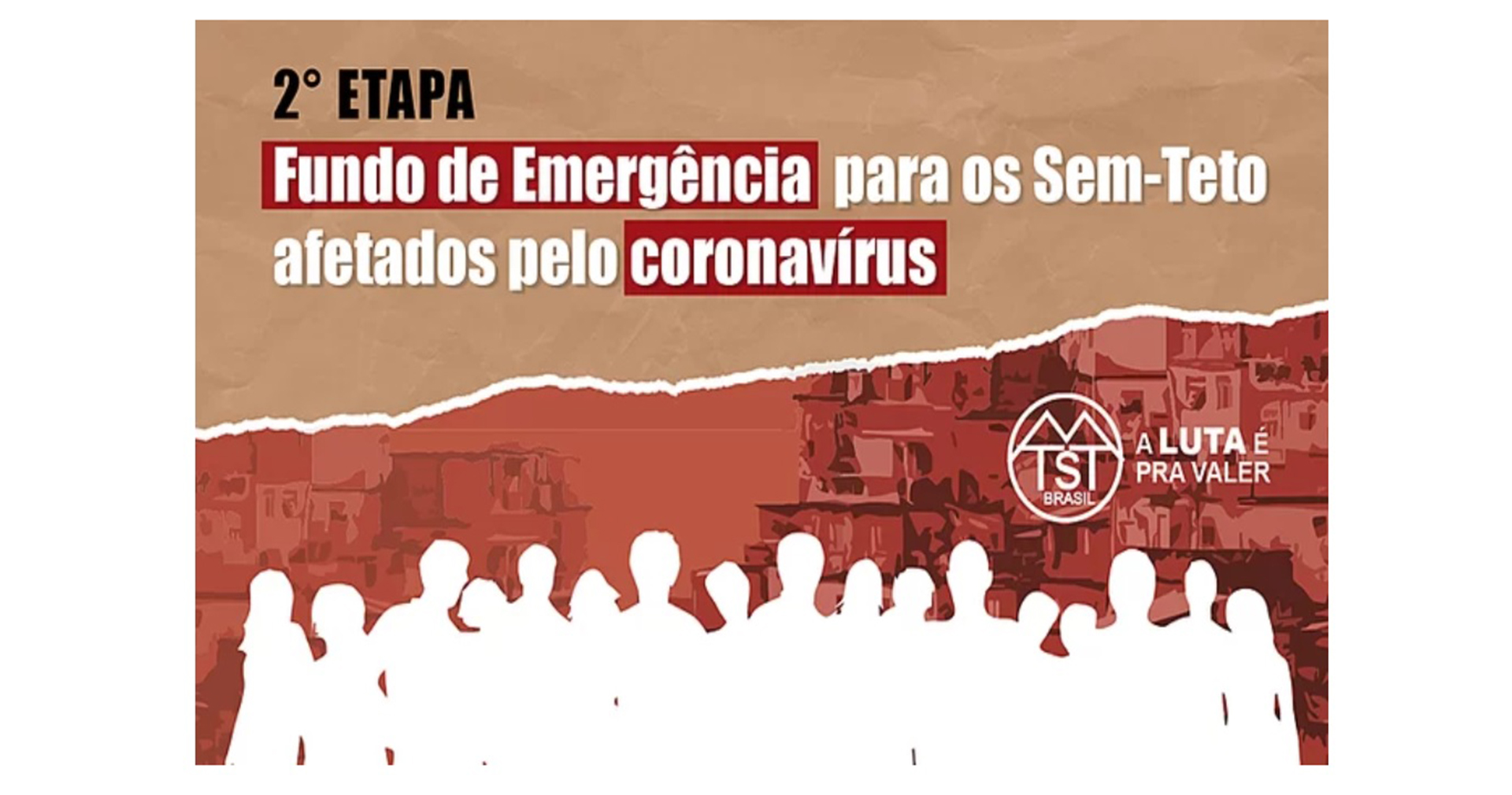 FUNDO DE EMERGÊNCIA PARA SEM-TETOS AFETADOS PELO CORONAVÍRUS
