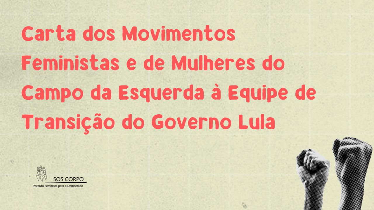Carta dos Movimentos Feministas e de Mulheres do Campo da Esquerda à Equipe de Transição