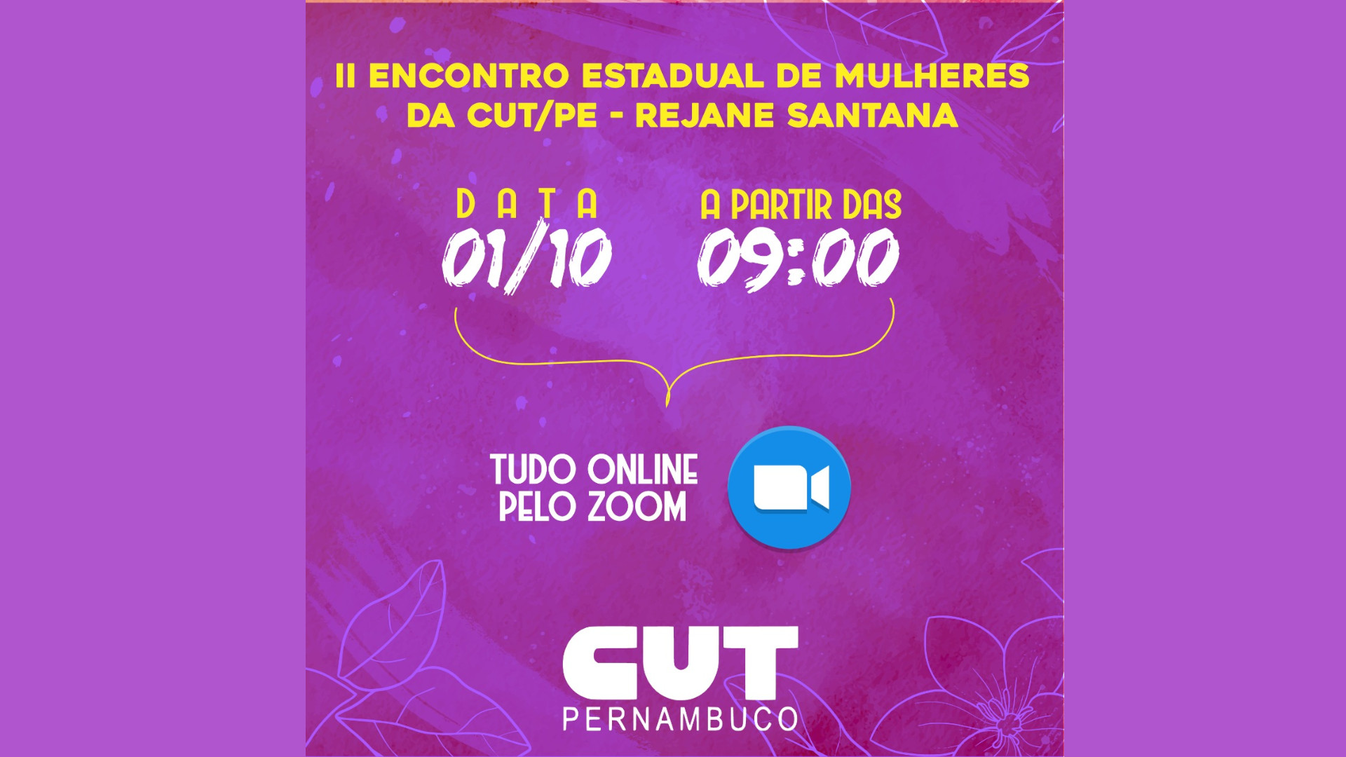 II Encontro de Mulheres da CUT/PE debate perspectivas para o pós-pandemia
