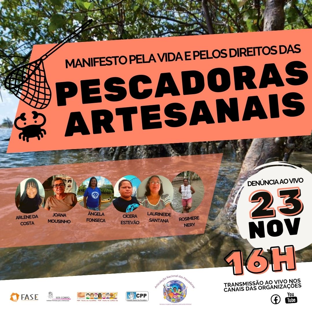 Denúncia Ao Vivo: Manifesto Pela Vida e Pelos Direitos das Pescadoras Artesanais