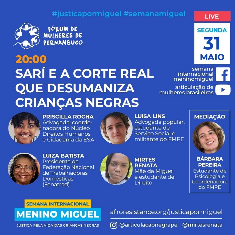 Sarí e a Corte Real que desumaniza crianças negras