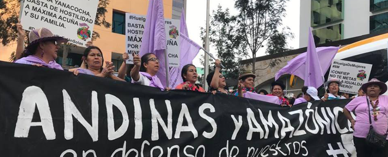 Mujeres rurales exigen el reconocimiento de sus Derechos en Perú