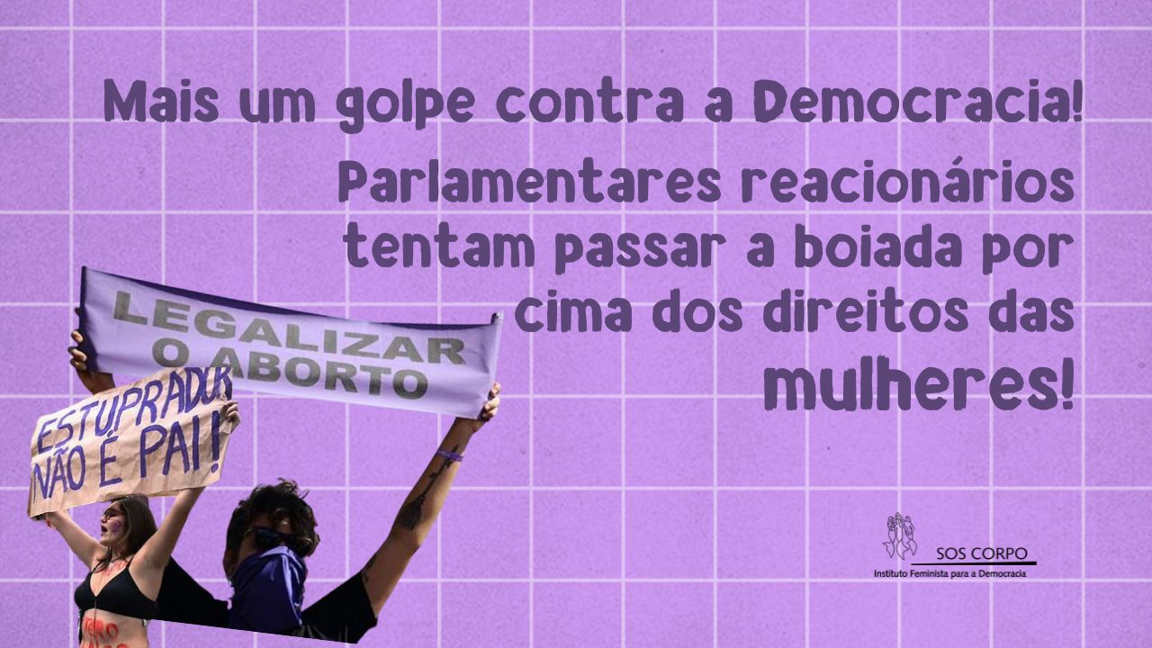 Parlamentares reacionários tentam passar a boiada por cima dos direitos das Mulheres!