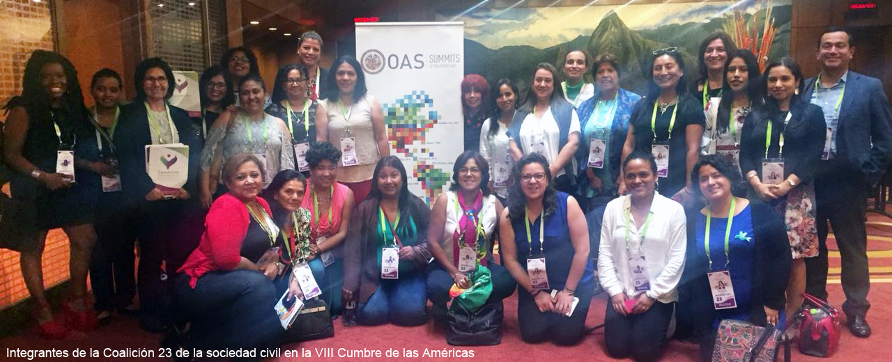 Igualdad de género en la VIII Cumbre de las Américas