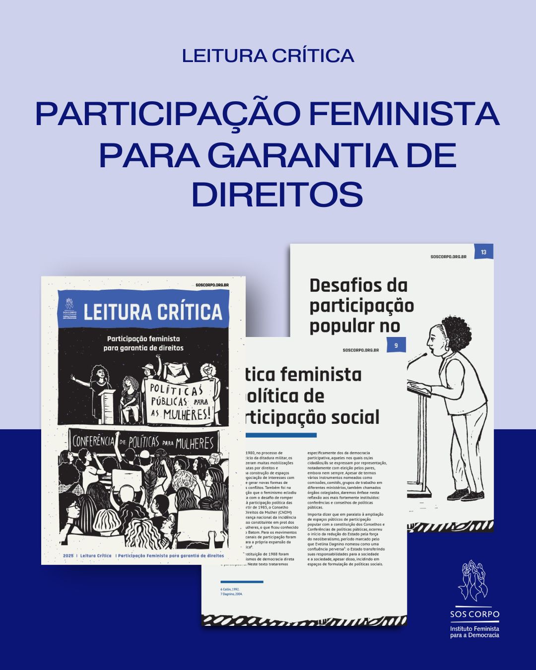 Leitura Crítica: Participação feminista para garantia de direitos