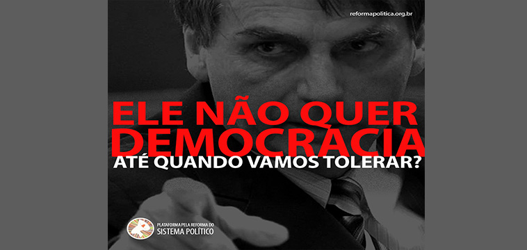 Democracia sempre: nota da Plataforma dos Movimentos Sociais pela Reforma do Sistema Político