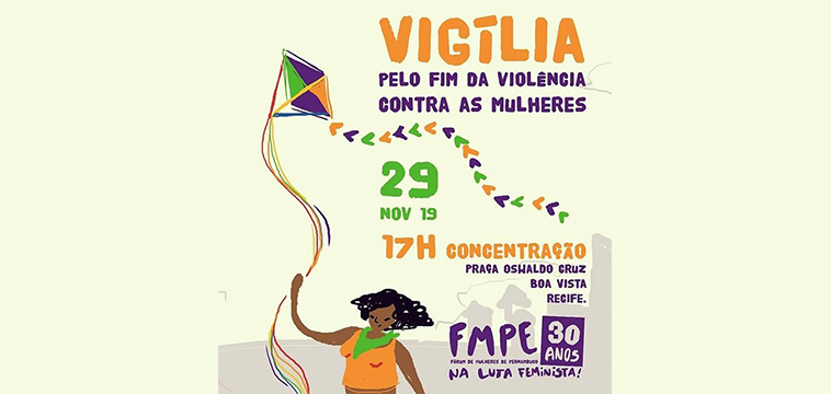 Fórum de Mulheres de PE realiza vigília pelo fim da violência contra as mulheres