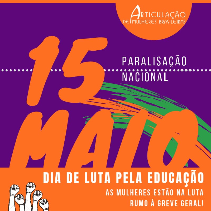 15 de maio: Dia de Luta pela Educação