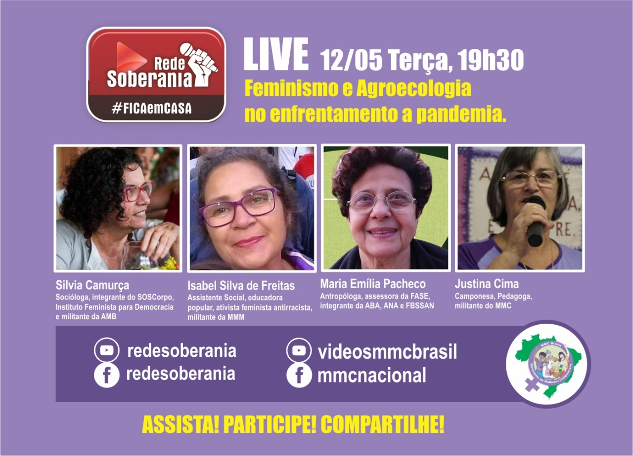 LIVE: Feminismo e Agroecologia para o enfrentamento a pandemia