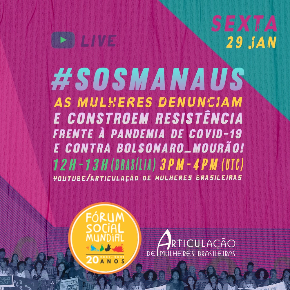 AMB no Fórum Social Mundial Virtual #FSM2021