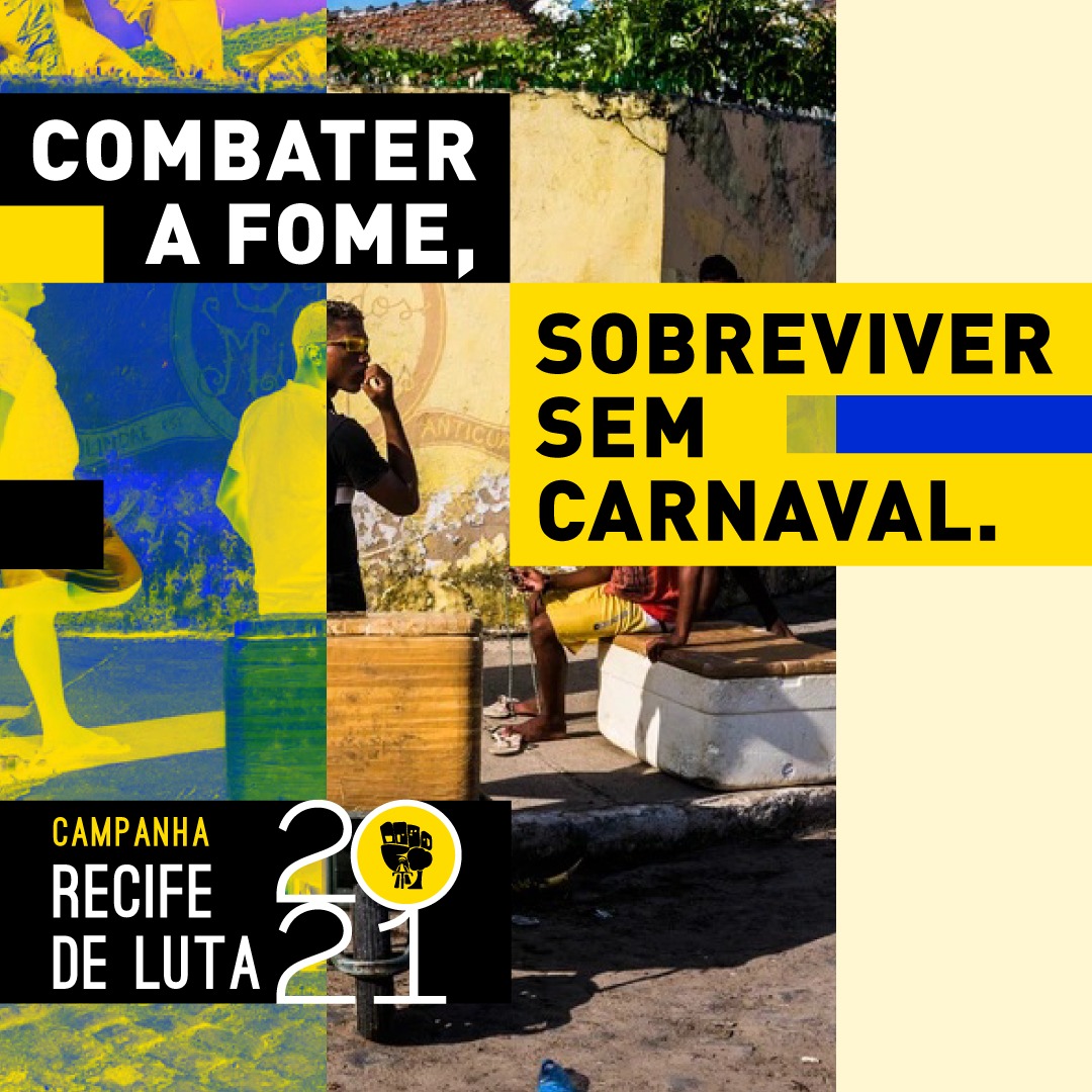 Articulação Recife de Luta faz campanha para apoiar famílias impactadas pela suspensão do Carnaval