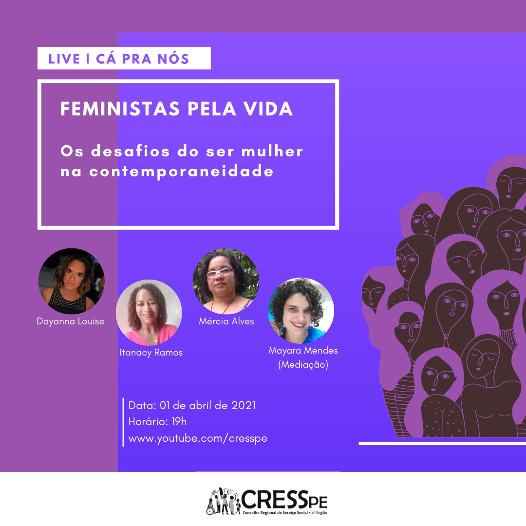 CRESS-PE debate os desafios de ser mulher na contemporaneidade