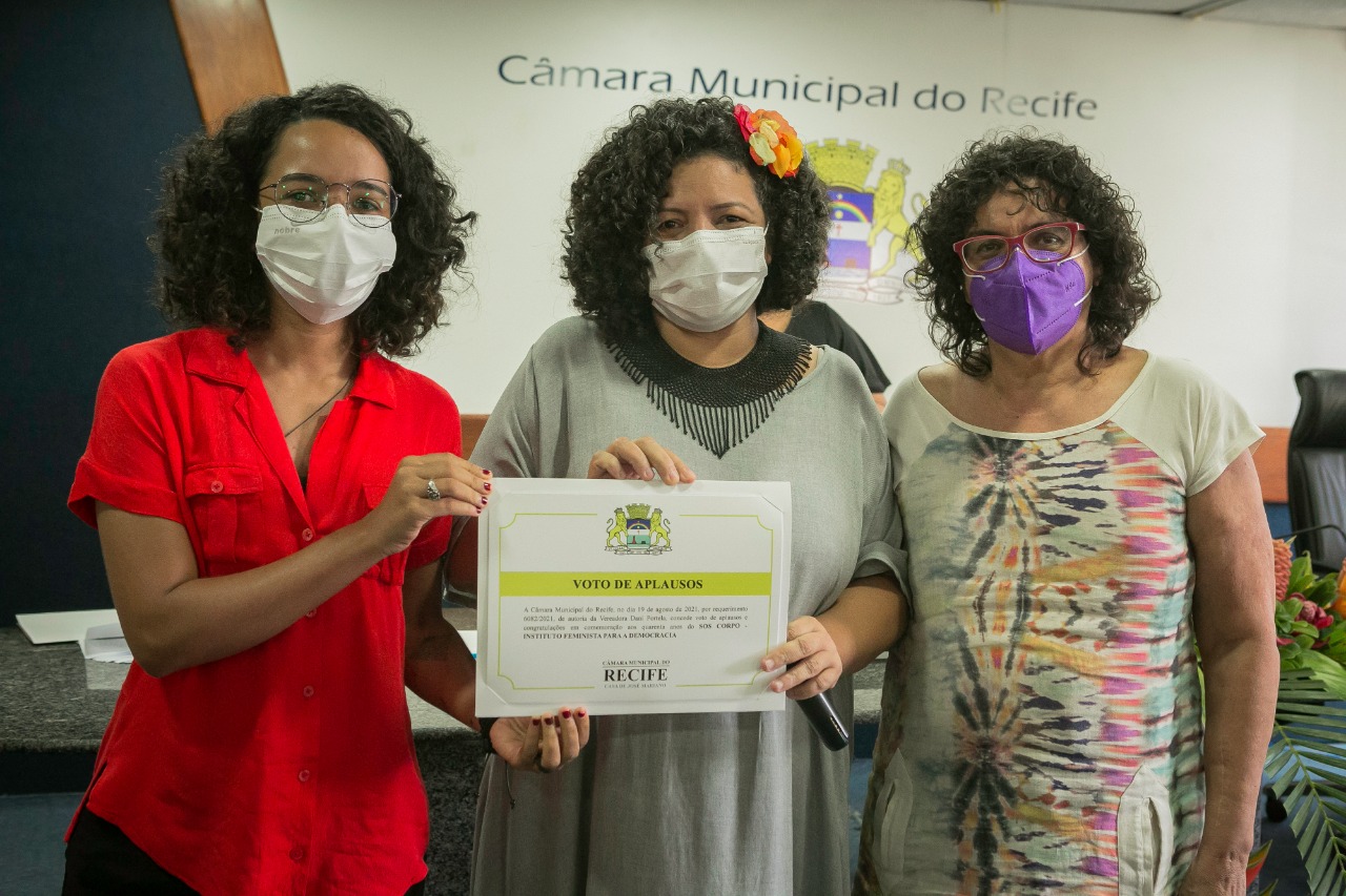 SOS Corpo recebe Votos de Aplauso na Câmara Municipal do Recife