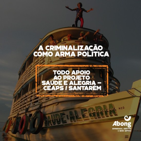 Todo apoio ao Projeto Saúde e Alegria (PSA) – CEAPS / Santarém