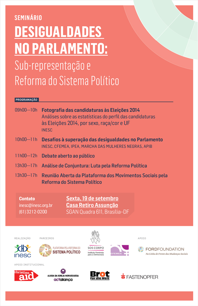 Representação de grupos sociais na política é discutida pelos movimentos sociais