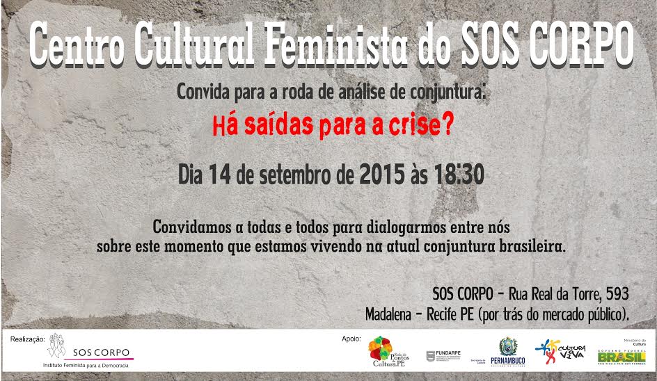 14/0-9/15 – Debate: “Há saídas para a crise?”