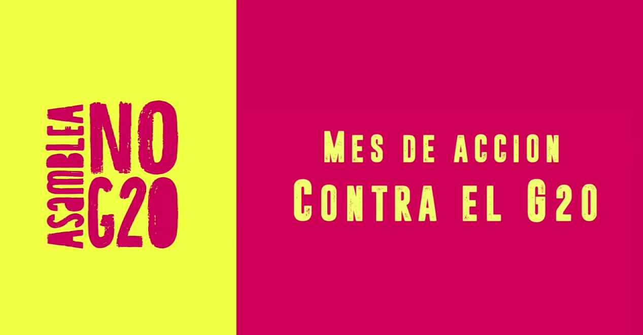Novembro: Mês de ação contra o G20 na Argentina!