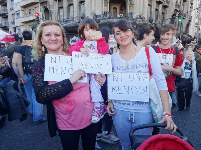 Argentina: ni una menos, grito contra femicidios