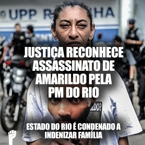 Justiça condena Estado do Rio a pagar pensão à família de Amarildo