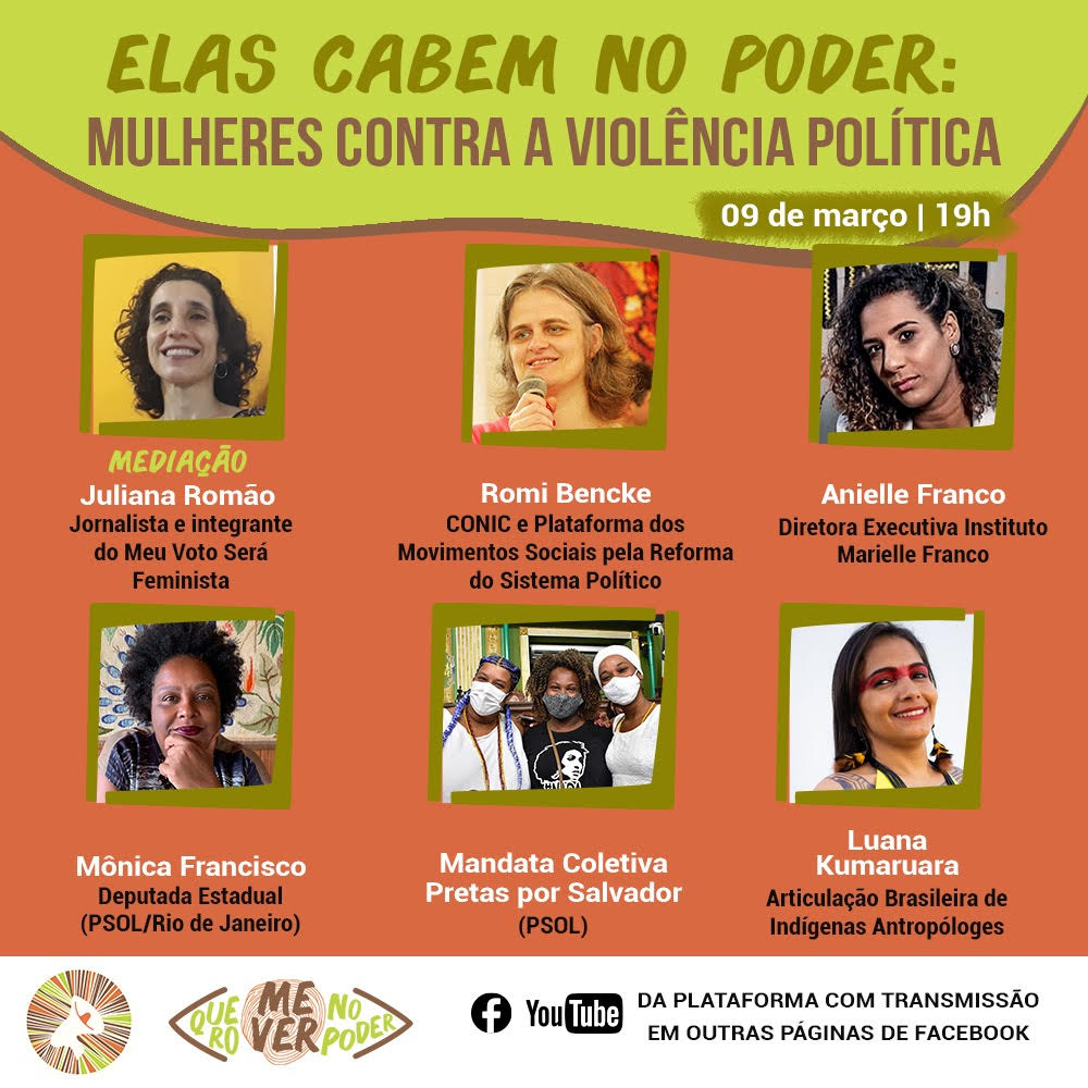 HOJE: live debate enfrentamento à violência política contra mulheres