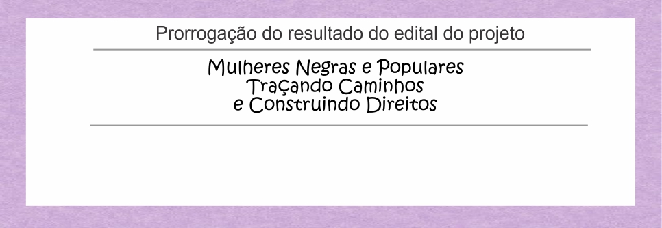 30/04/15 – Nova data para divulgação do resultado da Chamada Pública Cese – SOS Corpo
