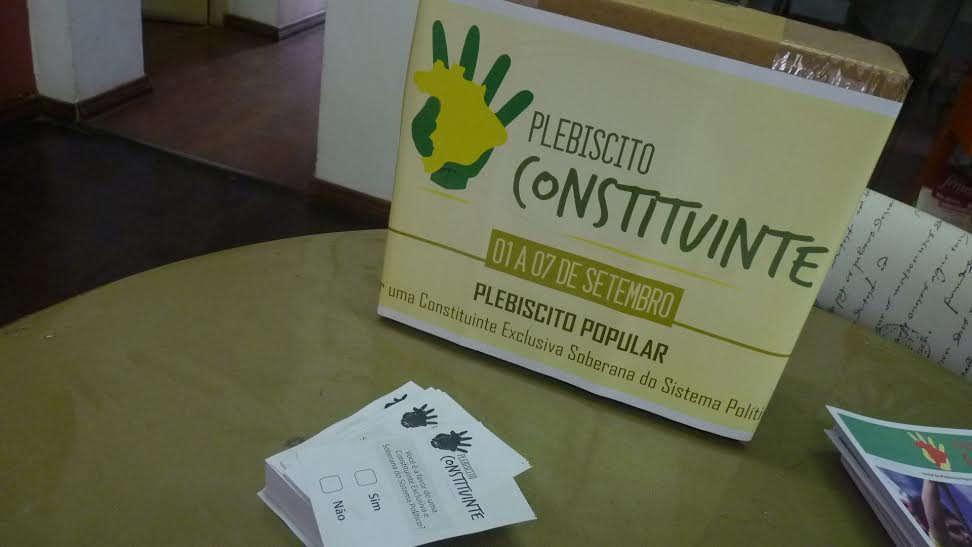 Resultado do Plebiscito Popular da reforma política será entregue esta semana